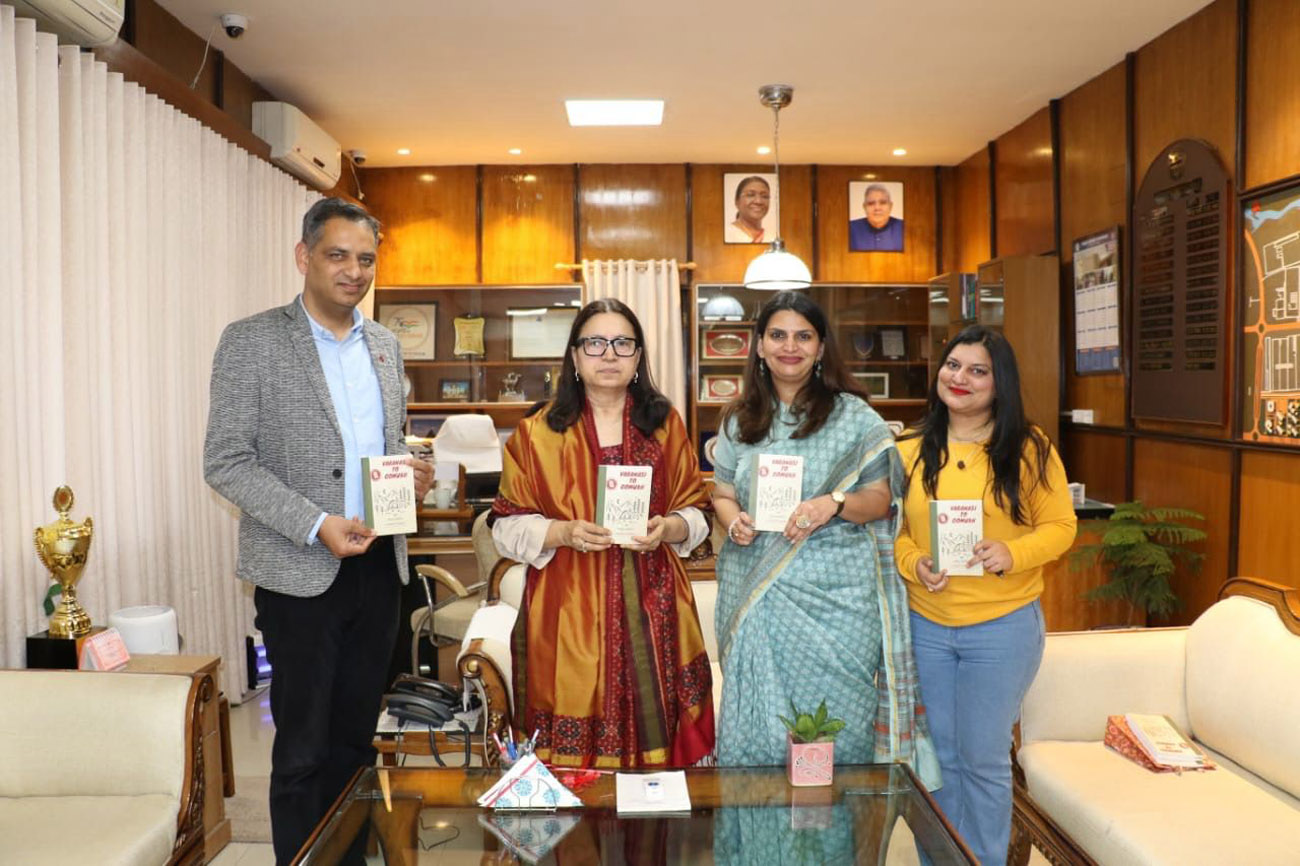 Chandigarh based author, Hitakshi Sharma, published her second book named Varanasi to Gomukh (Travel diaries).